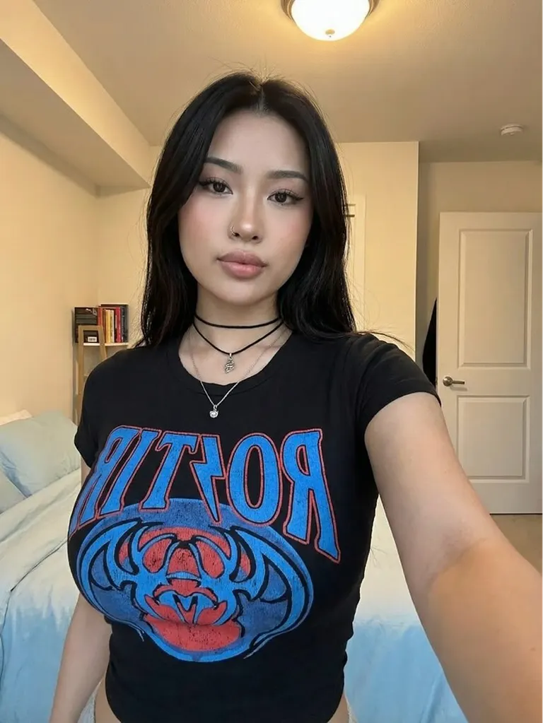 Girl next door · Casual Bedroom Selfie, example 2 of 2