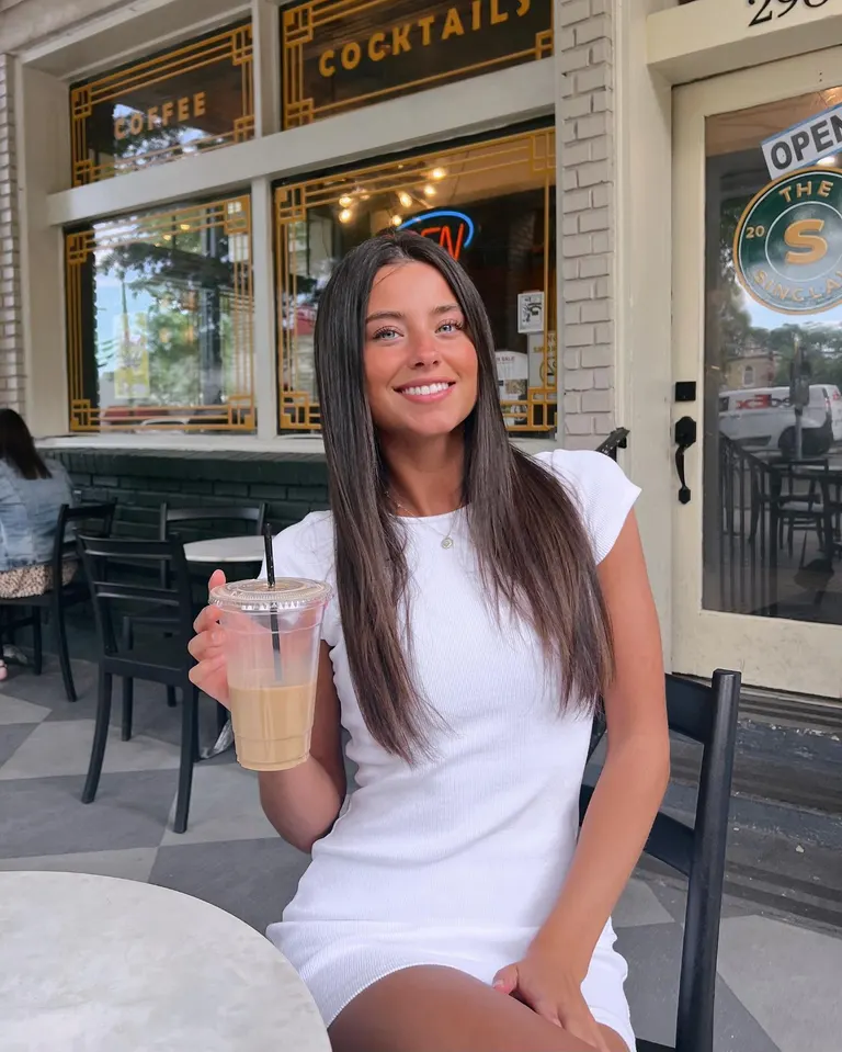 Lifestyle · Cafe patio iced coffee, example 4 of 4