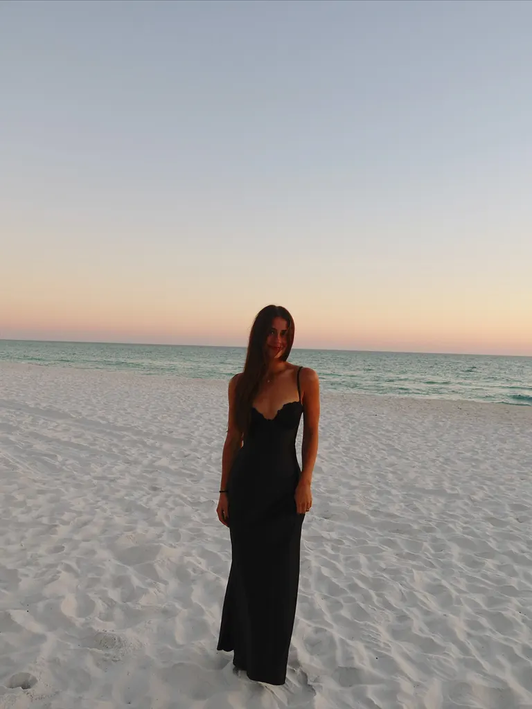 Lifestyle · Sunset beach portrait, example 4 of 4