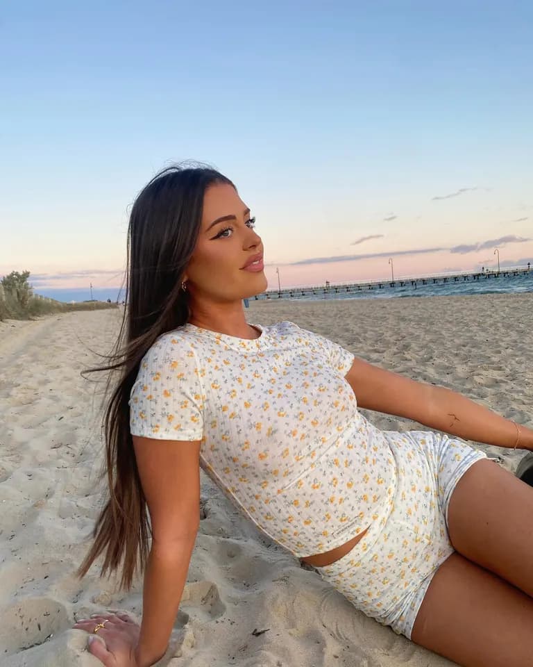 Girl next door · Sunset beach lounge, example 3 of 5