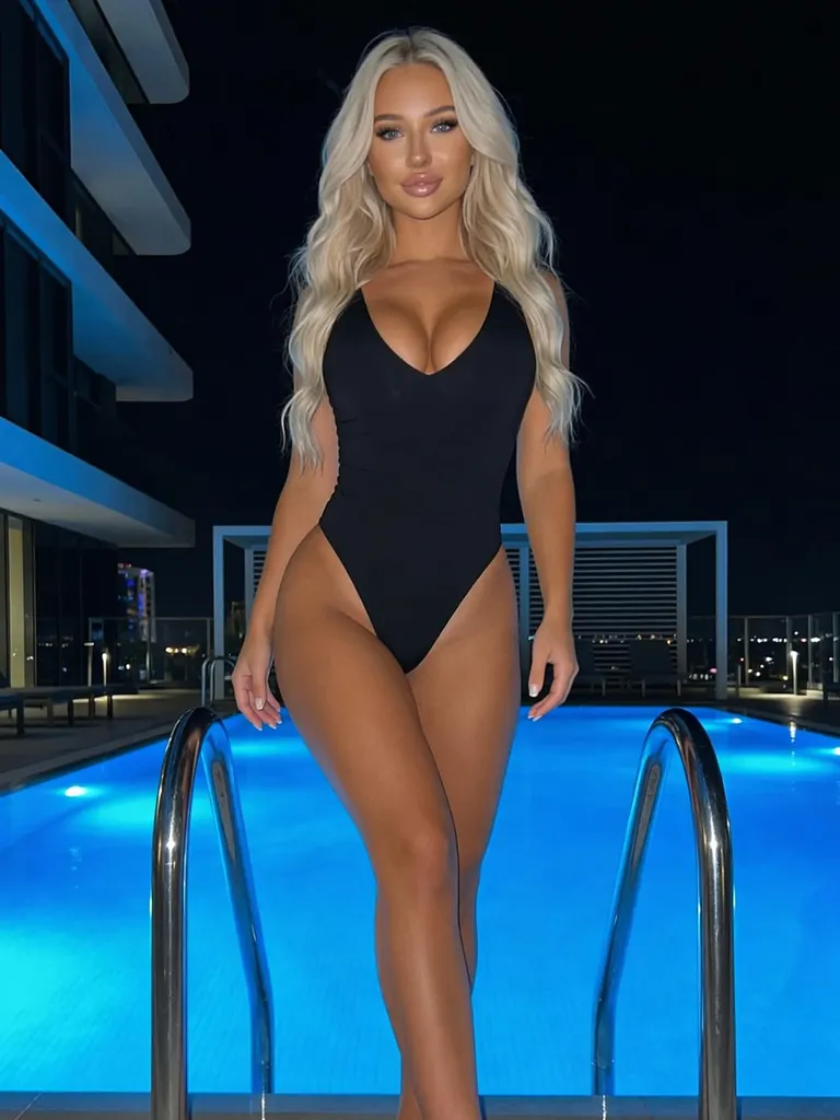 Luxury · Rooftop Pool Night, example 2 of 4