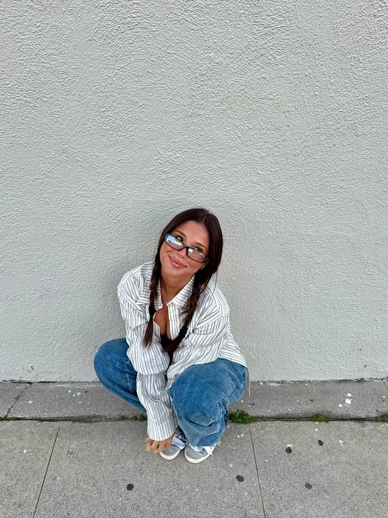 Lifestyle · Casual Wall Crouch, example 3 of 4
