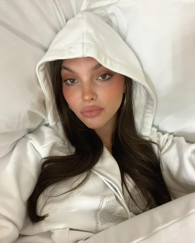 Selfies · Cozy Hoodie In Bed, example 2 of 4