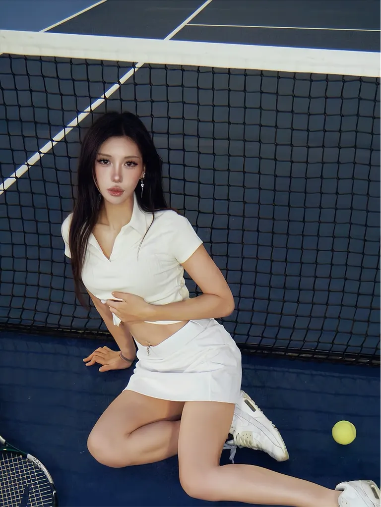 Sports · Courtside Tennis Break, example 2 of 3
